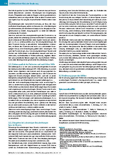 Vorschauseite 5: Leitlinie der Deutschen Gesellschaft für Ernährungsmedizin (DGEM)