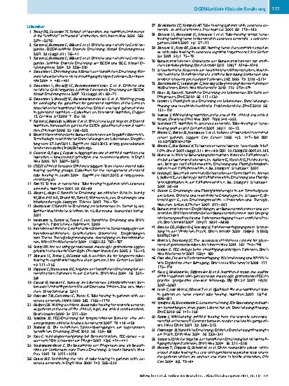 Vorschauseite 6: Leitlinie der Deutschen Gesellschaft für Ernährungsmedizin (DGEM)