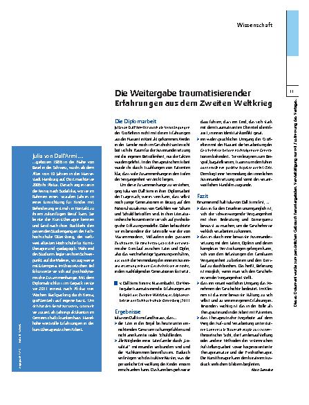 Vorschauseite 2: Julia von Dall‘Armi – Die Tabubrecherin