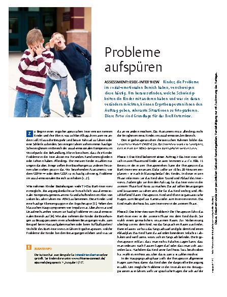 Vorschauseite 1: Assessment: BseK-Interview – Probleme aufspüren