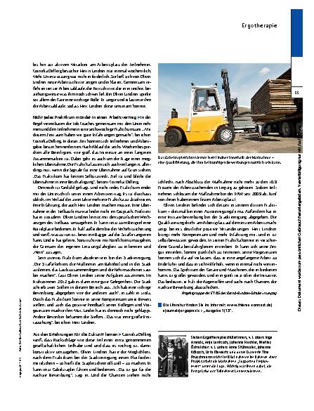 Vorschauseite 3: Supported Employment – Herr Lindner will Arbeit