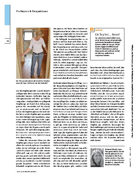 Vorschauseite 3: Mobile Geriatrische Rehabilitation in Karlsruhe – Nachahmenswerte Teamarbeit