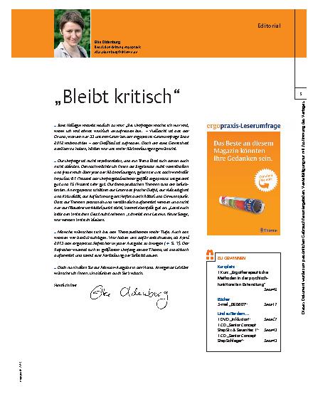 Vorschauseite 1: „Bleibt kritisch“