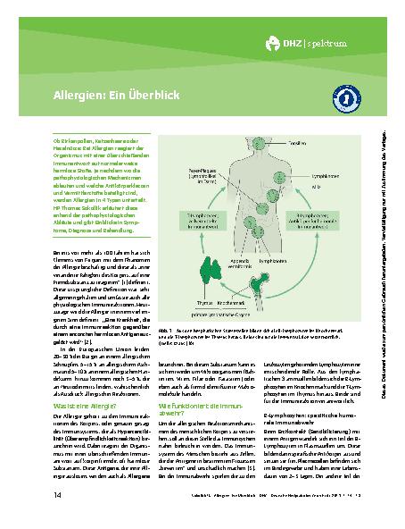 Vorschauseite 1: Allergien: Ein Überblick