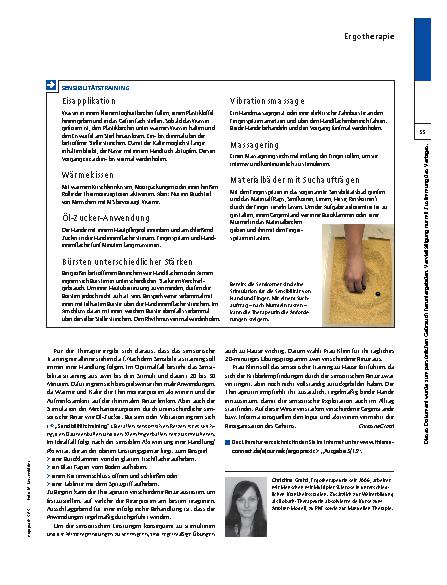 Vorschauseite 3: Sensibilitätsstörungen bei Multipler Sklerose – Mit Fingerspitzengefühl