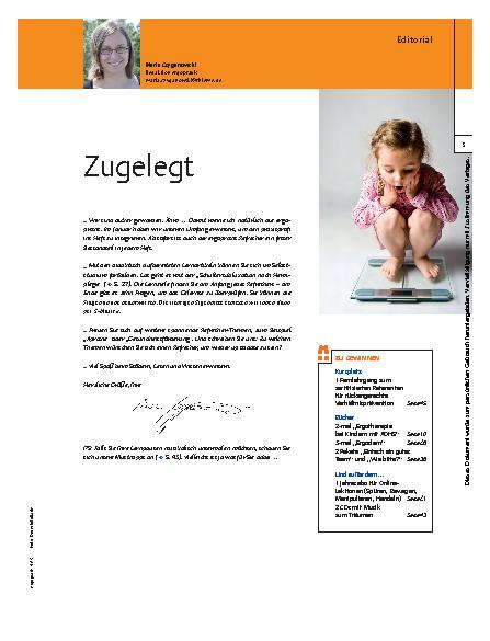 Vorschauseite 1: Zugelegt