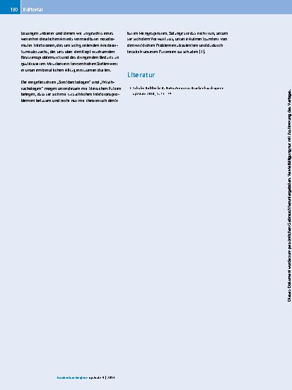 Vorschauseite 2: Über Steckbeckologie und Wischtuchologie