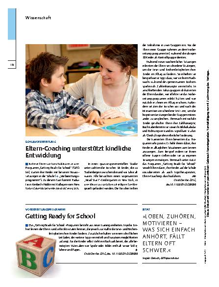 Vorschauseite 3: Internationale Studienergebnisse