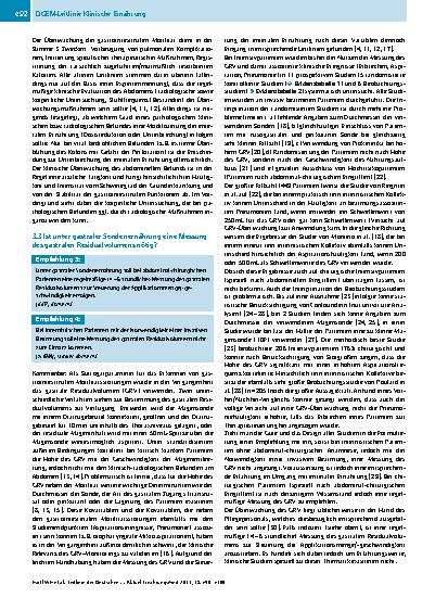 Vorschauseite 3: S3-Leitlinie der Deutschen Gesellschaft für Ernährungsmedizin (DGEM) in Zusammenarbeit mit der GESKES und der AKE
