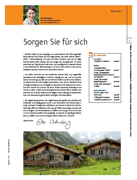 Vorschauseite 1: Sorgen Sie für sich