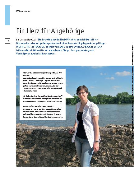 Vorschauseite 1: Birgit Wienholz – Ein Herz für Angehörige