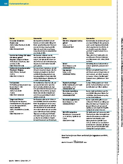 Vorschauseite 2: SSG-Geschenke – Ideen und Empfehlungen