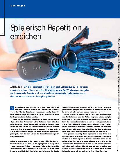 Vorschauseite 1: Armlabor – Spielerisch Repetition erreichen