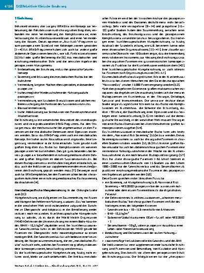 Vorschauseite 2: S3-Leitlinie der Deutschen Gesellschaft für Ernährungsmedizin (DGEM) in Zusammenarbeit mit der GESKES, der AKE, der DGCH, der DGAI und der DGAV