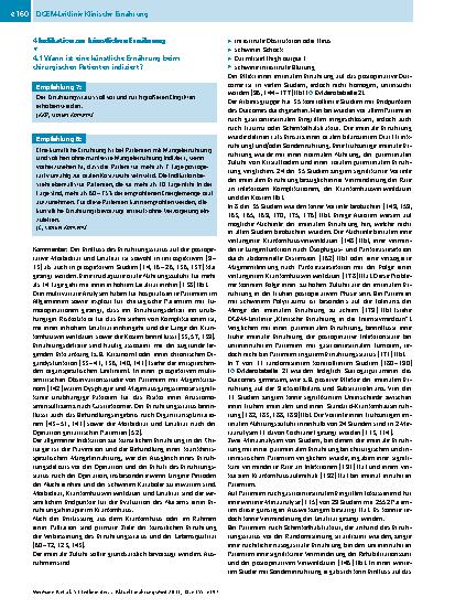 Vorschauseite 6: S3-Leitlinie der Deutschen Gesellschaft für Ernährungsmedizin (DGEM) in Zusammenarbeit mit der GESKES, der AKE, der DGCH, der DGAI und der DGAV