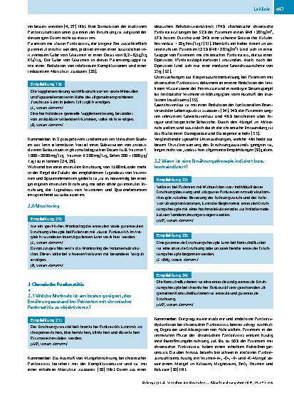 Vorschauseite 5: S3-Leitlinie der Deutschen Gesellschaft für Ernährungsmedizin (DGEM) in Zusammenarbeit mit der GESKES, der AKE und der DGVS