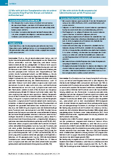 Vorschauseite 4: S3-Leitlinie der Deutschen Gesellschaft für Ernährungsmedizin (DGEM) in Zusammenarbeit mit der GESKES, der AKE und der DGVS