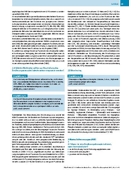 Vorschauseite 5: S3-Leitlinie der Deutschen Gesellschaft für Ernährungsmedizin (DGEM) in Zusammenarbeit mit der GESKES, der AKE und der DGVS