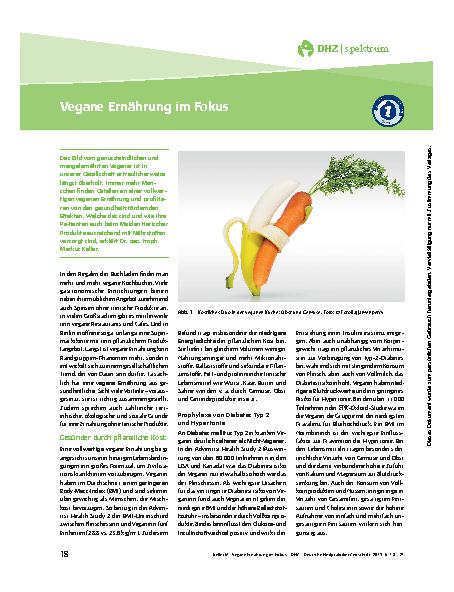 Vorschauseite 1: Vegane Ernährung im Fokus