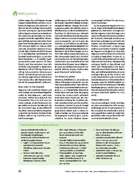 Vorschauseite 3: Vegane Ernährung im Fokus