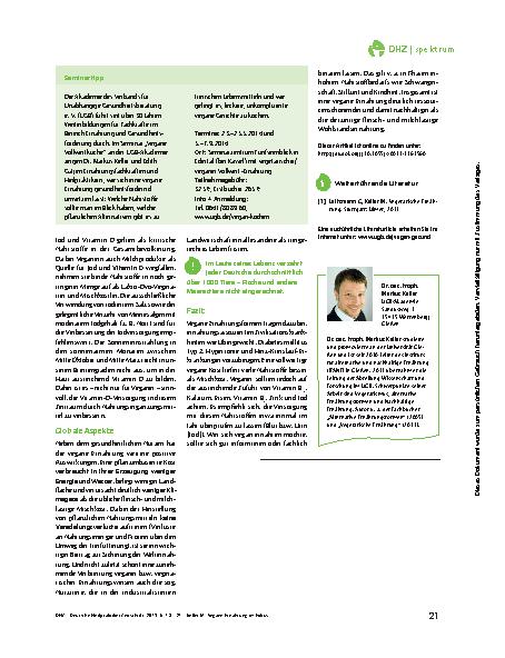 Vorschauseite 4: Vegane Ernährung im Fokus