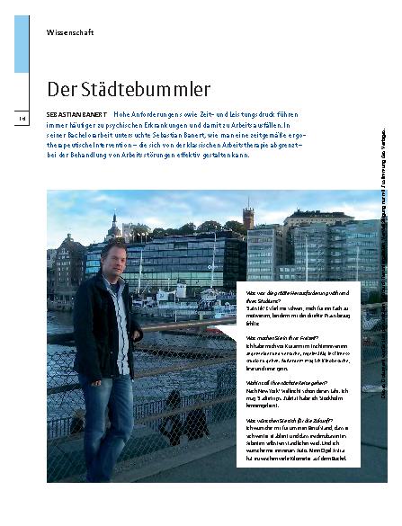Vorschauseite 1: Sebastian Banert – Der Städtebummler