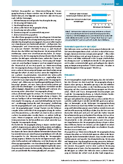 Vorschauseite 6: Stand und Potenziale der Versorgungsforschung: Die Perspektive der Akteure in Bayern