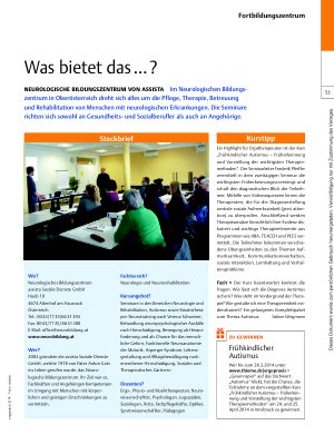 Vorschauseite 1: Was bietet das Neurologische Bildungszentrum von assista?
