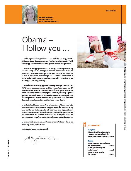 Vorschauseite 1: Obama – I follow you …