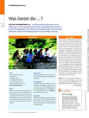 Vorschauseite 1: Was bietet die Stiftung wahrnehmung. ch?