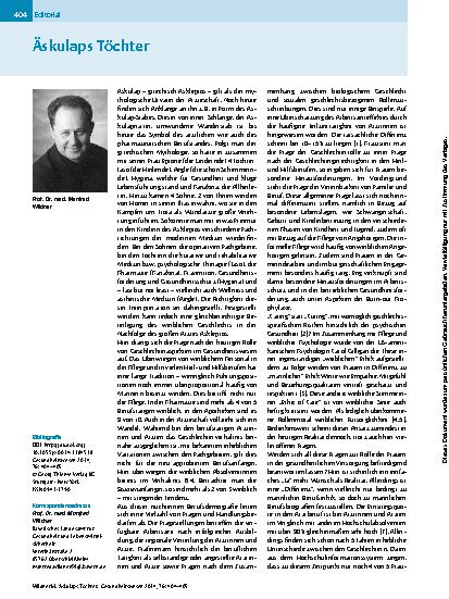 Vorschauseite 1: Äskulaps Töchter