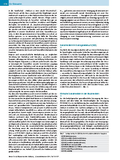 Vorschauseite 2: Plädoyer für eine Stärkung der klinischen Sozialmedizin