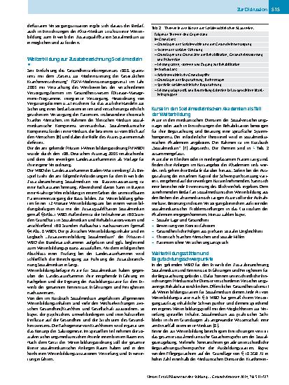 Vorschauseite 3: Plädoyer für eine Stärkung der klinischen Sozialmedizin