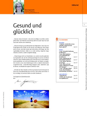Vorschauseite 1: Gesund und glücklich