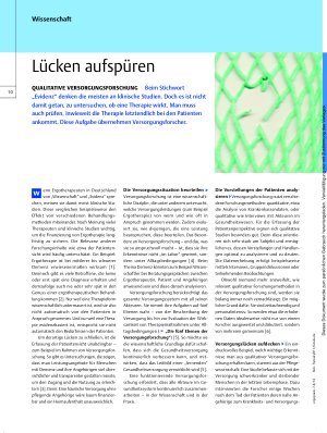 Vorschauseite 1: Qualitative Versorgungsforschung – Lücken aufspüren