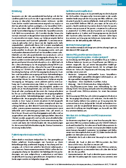 Vorschauseite 2: Patientenorientierung in der Versorgungsforschung