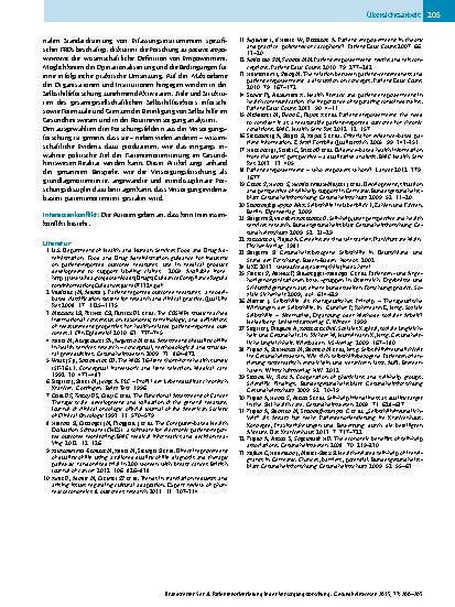 Vorschauseite 6: Patientenorientierung in der Versorgungsforschung