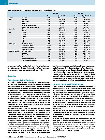 Vorschauseite 3: Betriebliche Gesundheitsförderung in Deutschland: Verbreitung und Inanspruchnahme. Ergebnisse der BIBB/BAuA-Erwerbstätigenbefragungen 2006 und 2012