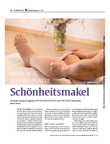 Vorschauseite 1: Mehr als schmerzhafte Schönheitsmakel
