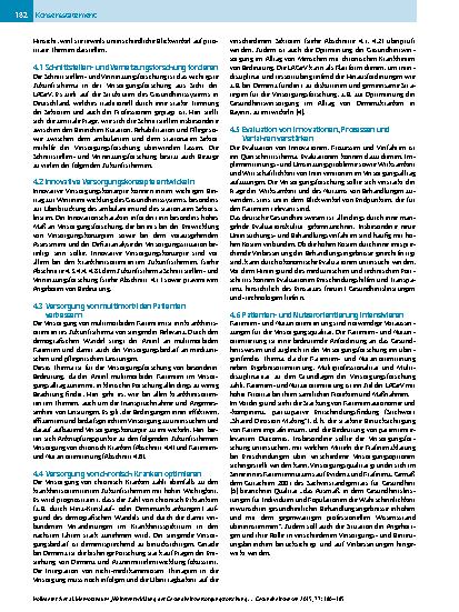 Vorschauseite 3: Memorandum „Weiterentwicklung der Gesundheitsversorgungsforschung in Bayern aus Sicht der Landesarbeitsgemeinschaft Gesundheitsversorgungsforschung: Status quo – Entwicklungspoten…
