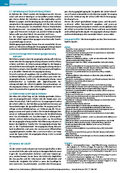 Vorschauseite 5: Memorandum „Weiterentwicklung der Gesundheitsversorgungsforschung in Bayern aus Sicht der Landesarbeitsgemeinschaft Gesundheitsversorgungsforschung: Status quo – Entwicklungspoten…