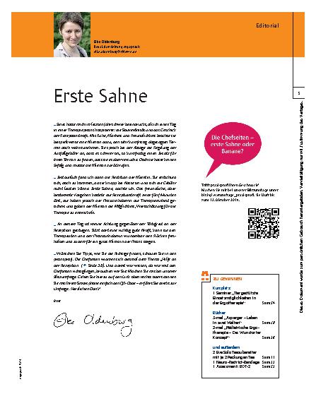 Vorschauseite 1: Erste Sahne