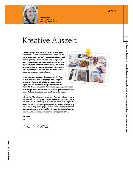 Vorschauseite 1: Kreative Auszeit