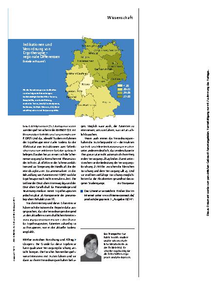 Vorschauseite 2: Quantitative Versorgungsforschung – Versorgung in Zahlen