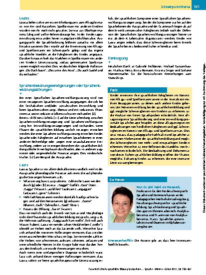 Vorschauseite 4: Frühe sprachliche Bildung beobachten und begleiten
