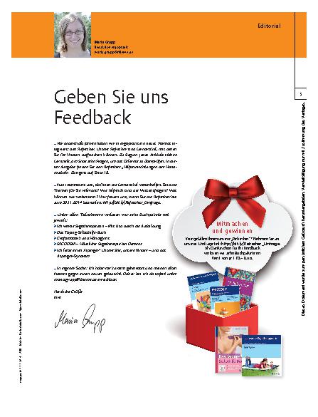 Vorschauseite 1: Geben Sie uns Feedback