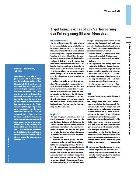 Vorschauseite 2: Michaela Oldenbüttel – Eine Mama hält Senioren mobil