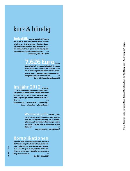Vorschauseite 1: kurz & bündig