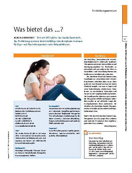 Vorschauseite 1: Acadia Darmstadt – Was bietet das … ?