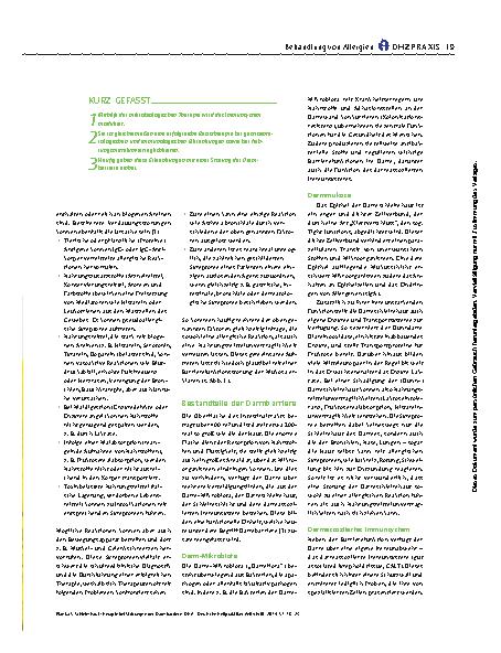 Vorschauseite 2: Schleimhaut-Therapie – bei Störungen der Darmbarriere